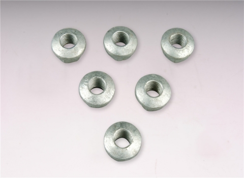 Hot-dip galvanized non-standard round flange nuts