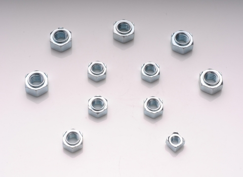 Hexagonal weld nuts